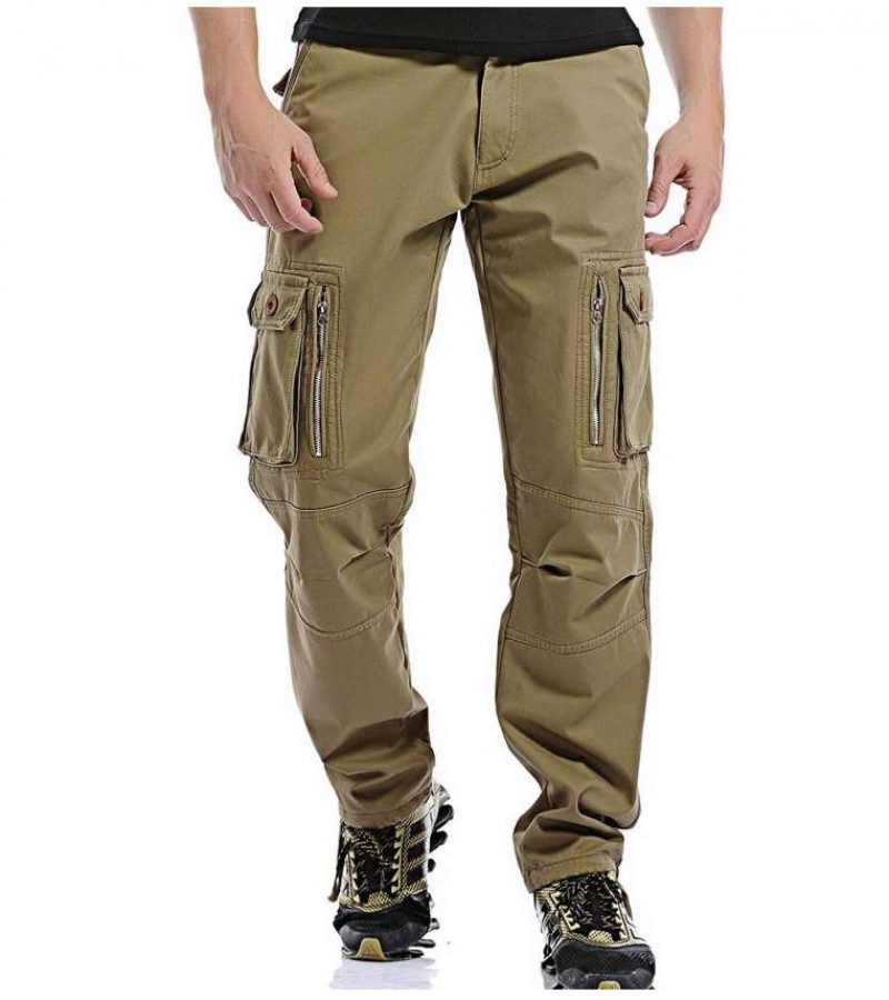 Buy Men Khaki twill cargo trouser Online in Pakistan On  at Lowest  Prices | Cash On Delivery All Over the Pakistan